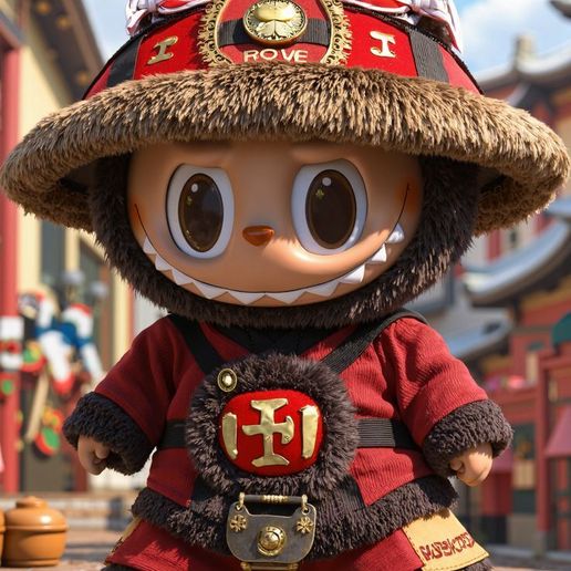 Labubu Samurai